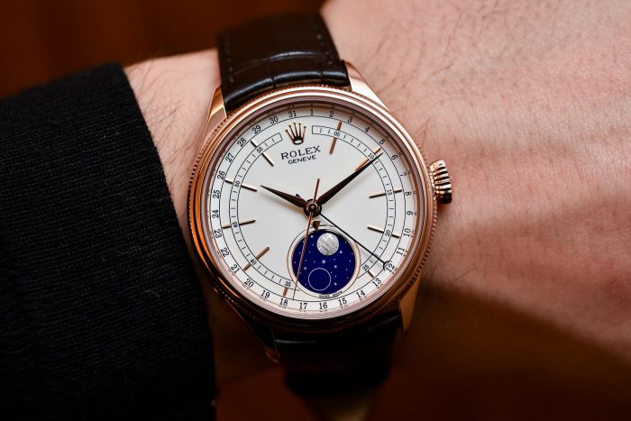 Sự mê hoặc của dòng chiếc đồng hồ rolex cellini dây da