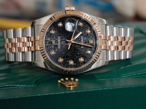 Ấn tượng với sản phẩm rolex mặt vi tính màu đen Rolex Datejust 36